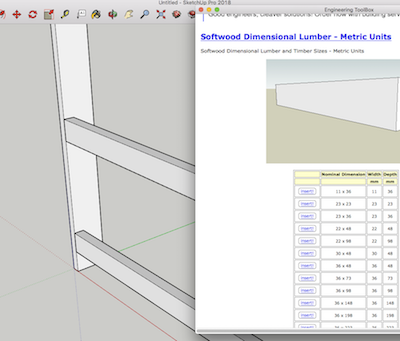 Engineering ToolBox Sketchup Extension - Insert Construction Lumber Engineering ToolBox Sketchup Extension - Insert Construction Lumber
