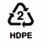 Plastic Recycling Labels HDPE