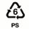 Plastic Recycling Labels PS