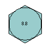 Steel bolt - metric grade