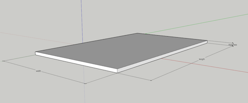 Steel plate - thickness and weight
