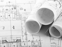 Blueprint drawing letters Blueprint drawing letters